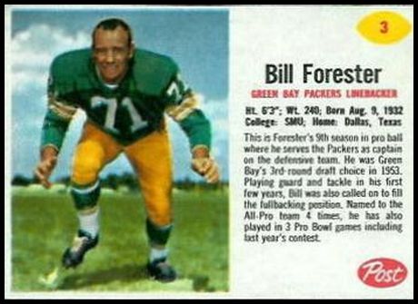 3 Bill Forester